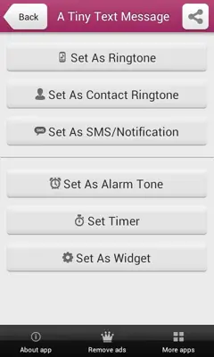 Cute Ringtones android App screenshot 1